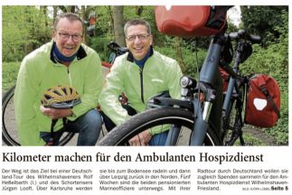 Rolf und Jürgen Fahrradtour