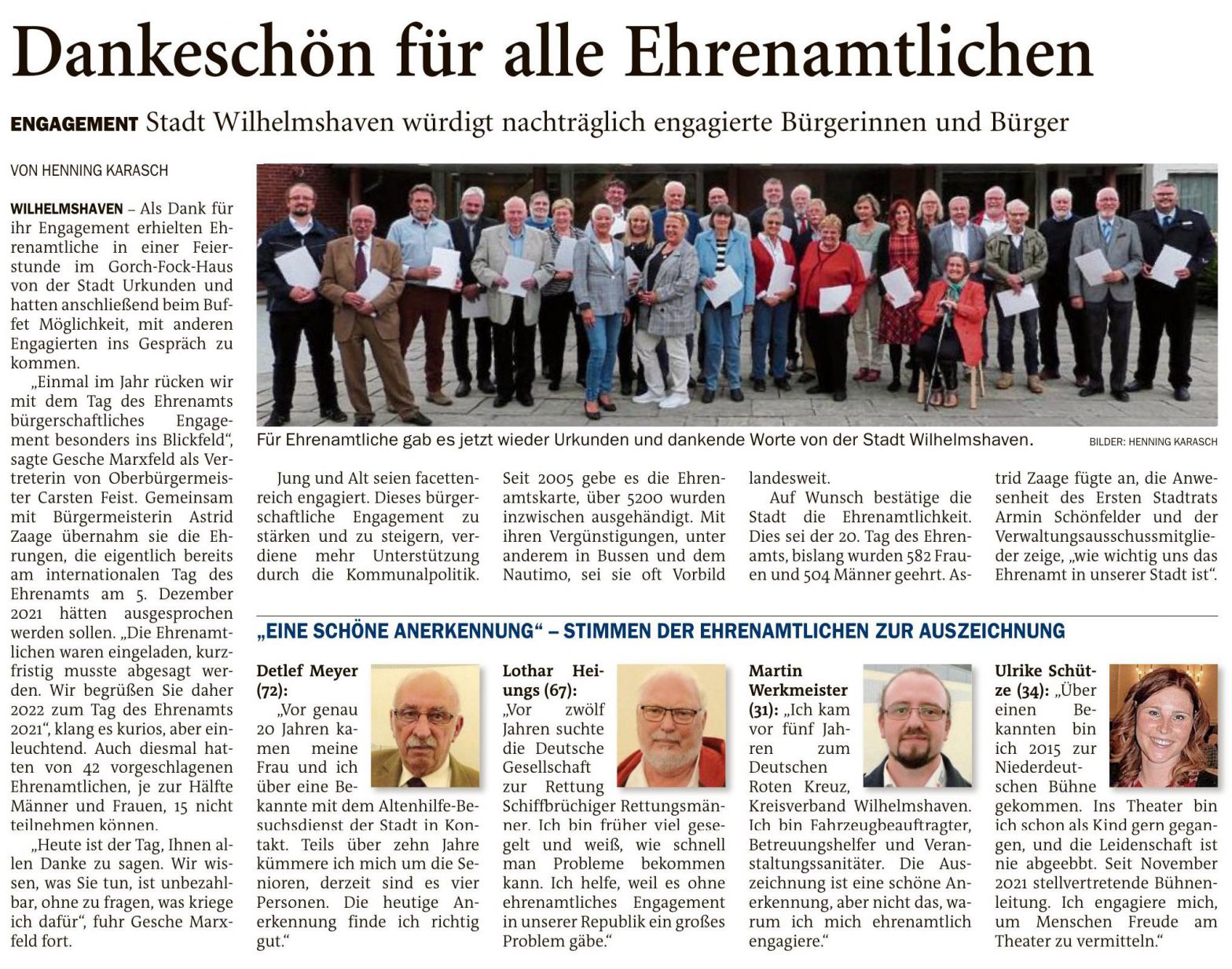 03.06.2022 WZ Ehrung Übergabe Hilde