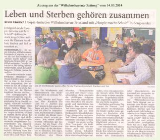 Wilhelmshavener Zeitung vom 14.03.2014