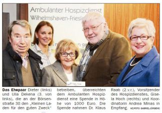 Wilhelmshavener Zeitung vom 23.12.2014