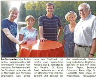 Wilhelmshavener Zeitung vom 23.09.2016